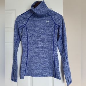 [EUC] Under Armour Fitted Cold Gear Blue Long Sleeves - Size Small